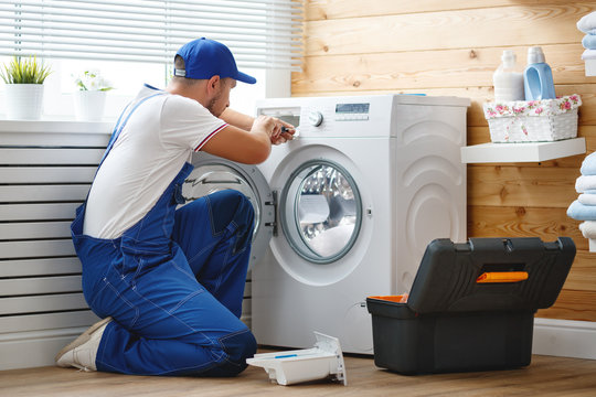 Washing Machine Repair Illustration